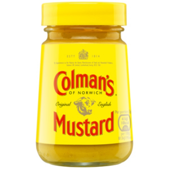 Picture of COLMANS English Mustard 100g JAR x8